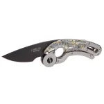 Camillus Dominator 2.25 in. Stainless Steel Drop Point Fixed Blade Knife with Aluminum Handle and Sheath thumbnail 1