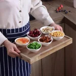 MALACASA 4.3 in. White Ceramic Ramekins Set of 6, Porcelain Serving Bowls for Creme Brulee and Souffle thumbnail 8