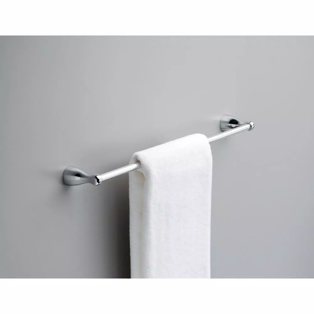 Delta Foundations 24 in. Single Towel Bar, Polished Chrome