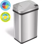 iTouchless 4 Gal. Stainless Steel Touchless Automatic Sensor Trash Can with Odor Filter and Fragrance thumbnail 1