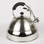 Creative Home Saturn 11.2-Cup Stainless Steel Whistling Tea Kettle, Silver thumbnail 3