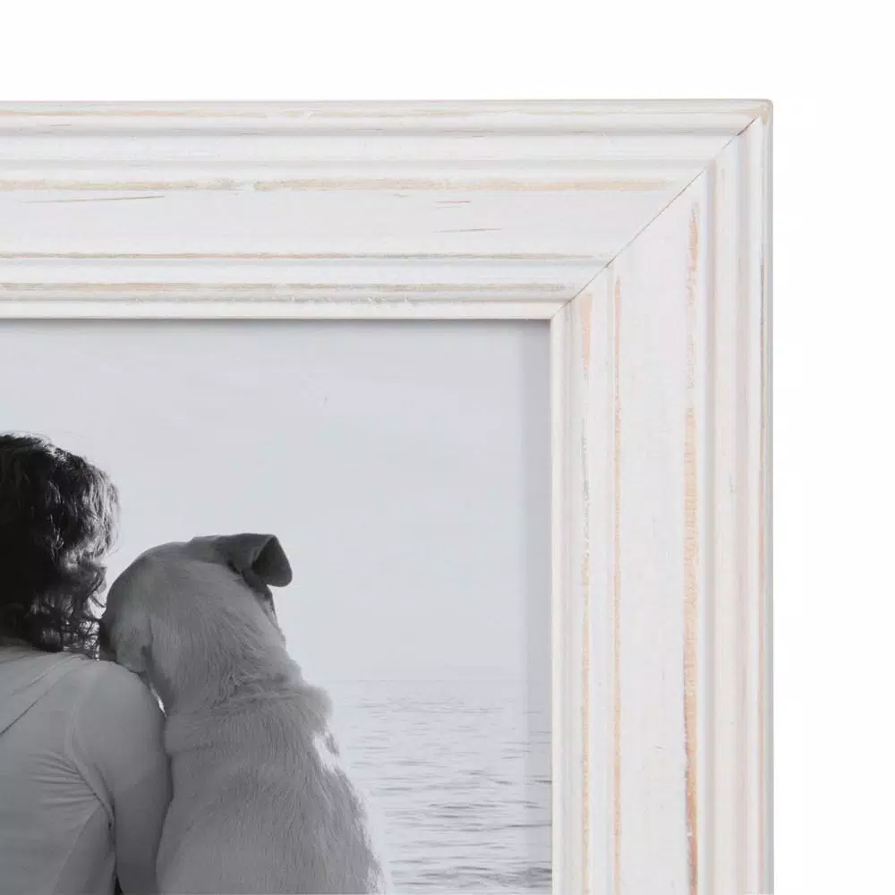 Kate and Laurel Bordeaux 10-Piece Gallery Wall Picture Frame Set - Gray, Blue, and White