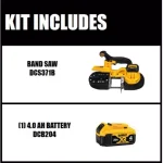DEWALT DCS371B 20V MAX Cordless Band Saw, Tool Only thumbnail 2