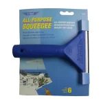 Ettore 6 in. All-Purpose Squeegee with Aluminum Channel and Rubber Blade thumbnail 2