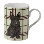 Unbranded Roy Kirkham Lucy Mug Set of 6 - Scottie Dog Fine Bone China Ceramic Mugs, 320ml thumbnail 2