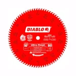 Diablo 10 in. x 80-Teeth Ultra Finish Carbide Circular Saw Blade thumbnail 1