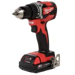 Milwaukee M18 1/2 in. Compact Brushless Cordless Drill/Driver Kit with (2) 2.0 Ah Batteries, Charger and Case thumbnail 8