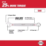 Milwaukee 130-Piece Ratchet and Socket Mechanics Tool Set with PACKOUT Modular Storage thumbnail 12