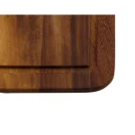 ALFI BRAND Iroko Wood Cutting Board with Polyethylene Insert - Made in Italy thumbnail 4