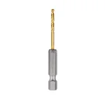 Milwaukee SHOCKWAVE 3/32 in. Titanium Drill Bit with Red Helix, 1/4 in. Hex Shank thumbnail 5