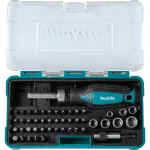 Makita 47-Piece Ratchet and Bit Set with Compact Carrying Case (B-50289) thumbnail 3