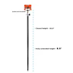 AdirPro 8.5 ft. Carbon Fiber Prism Pole with Dual Graduations and Adjustable Tip thumbnail 6