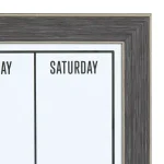 DesignOvation Wyeth Weekly Magnetic Dry Erase Calendar Memo Board with Frame thumbnail 3
