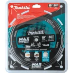 Makita 10 in. 80T Carbide-Tipped Max Efficiency Miter Saw Blade thumbnail 7