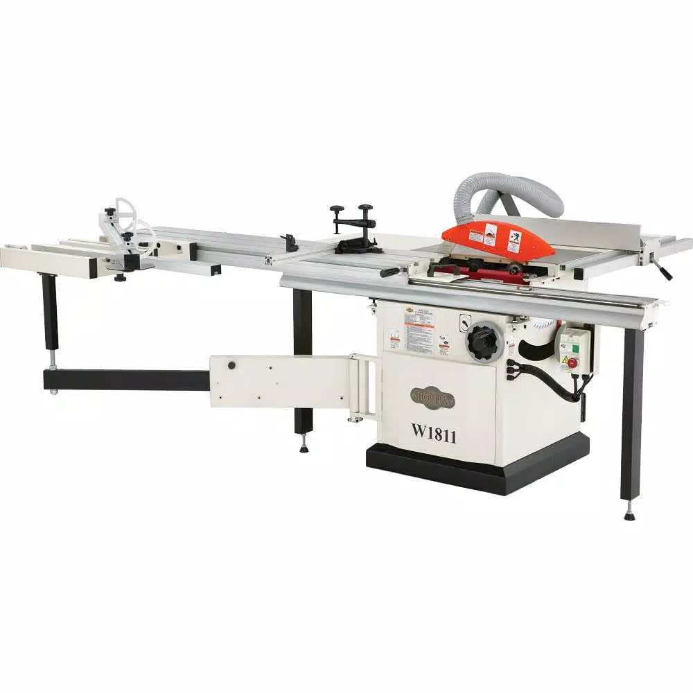 Shop Fox 10 in. 5 HP Sliding Table Saw with 63 in. Crosscut Capacity