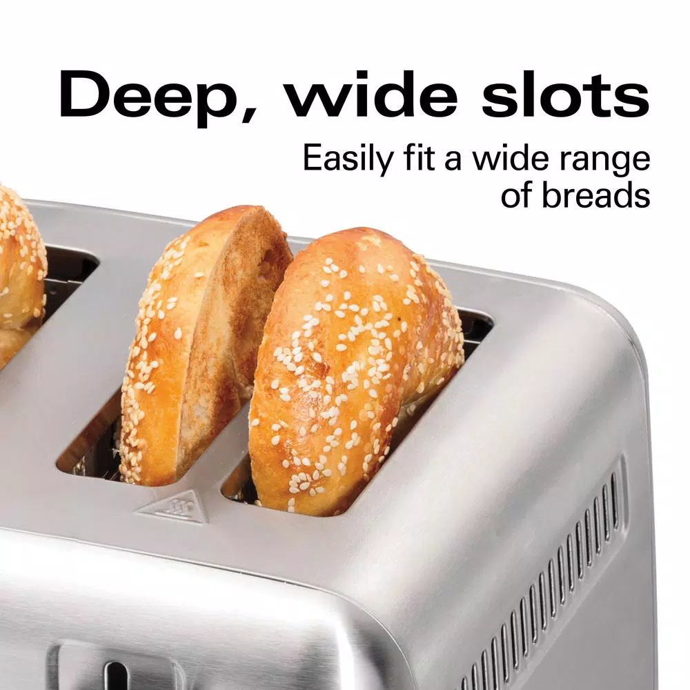 Hamilton Beach Professional 4-Slice Stainless Steel Wide Slot Toaster