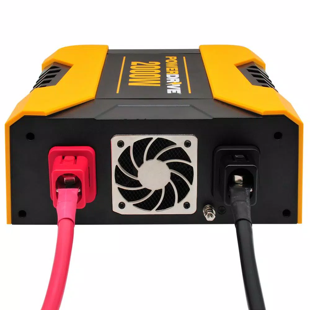 PowerDrive 2000W Power Inverter with Bluetooth App, 4 AC Outlets, USB-C & USB Ports