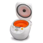 Tiger JBV-S 10-Cup Micom Rice Cooker with Tacook Cooking Plate, Slow Cooker & Steamer, White thumbnail 4