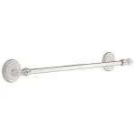 Delta Alexandria 18 in. Single Towel Bar, Chrome and White thumbnail 1