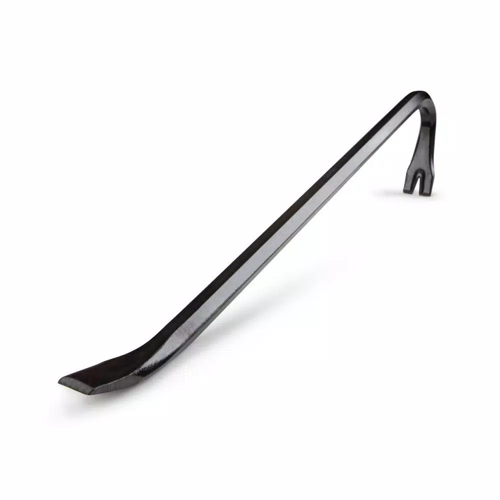 TEKTON 18 in. Wrecking Bar Pry Bar with Chisel Ends and V Nail Slot
