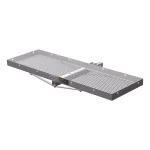 CURT 60" x 20" Aluminum Tray-Style Cargo Carrier with 2" Folding Shank, 500 lb. Capacity thumbnail 5