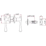Design House Ironwood Satin Nickel Keyed Entry Door Lever with 2-Way Adjustable Latch thumbnail 4