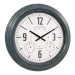 La Crosse Technology La Crosse Clock Company 18 in. Hamilton Metal Analog Quartz Indoor/Outdoor Wall Clock thumbnail 3