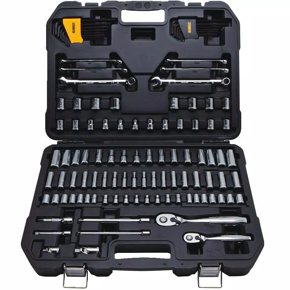 DEWALT 118-Piece Mechanics Tool Set with Ratchet and Socket Set