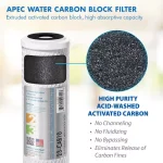 APEC Water Systems APEC Ultimate 10 in. Extruded Carbon Block Replacement Filter thumbnail 3