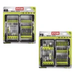 RYOBI Impact Rated Driving Bit Sets - 40-Piece or 70-Piece Kits thumbnail 1