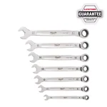 Milwaukee 7-Piece Metric Ratcheting Combination Wrench Set thumbnail 14