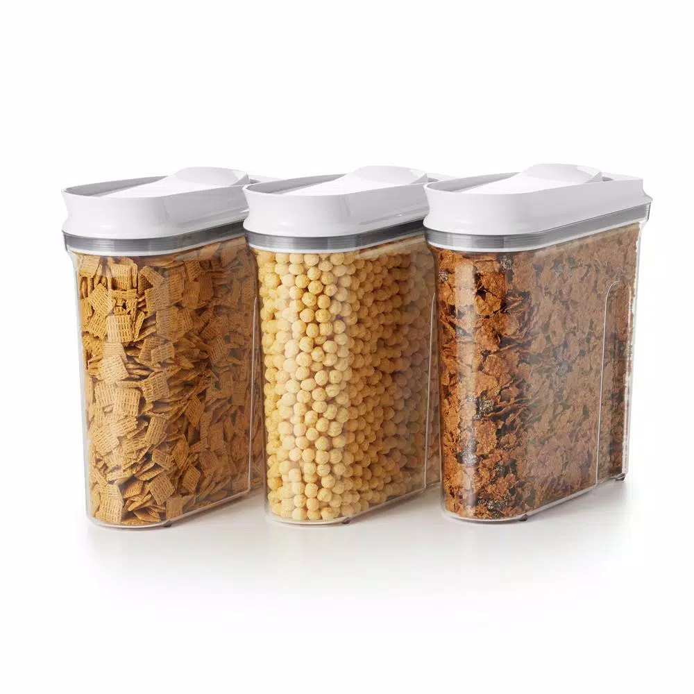 OXO Good Grips POP 3-Piece Cereal Dispenser Set, Airtight Dry Food Storage
