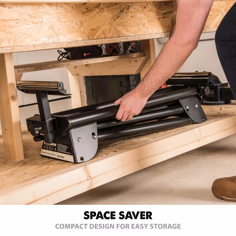 Evolution Power Tools Evolution Compact Folding Miter Saw Stand with Quick Release Mounting Brackets