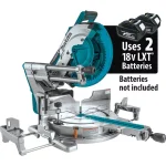 Makita 12 in. Brushless Cordless Dual-Bevel Sliding Compound Miter Saw with Laser (XSL07Z) - Tool Only thumbnail 2