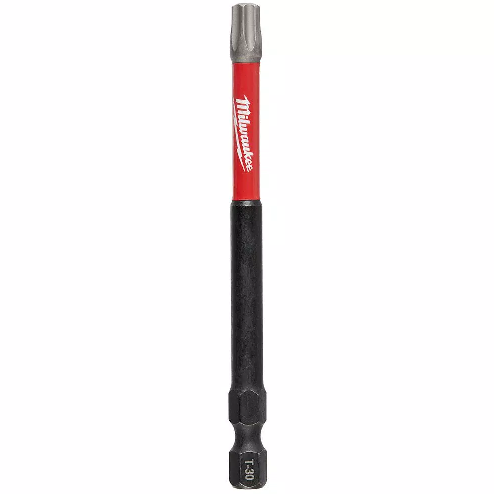 Milwaukee SHOCKWAVE Torx T30 3.5 in. Impact Duty Steel Screwdriver Bits, 5-Pack