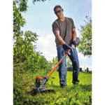 BLACK+DECKER 60V MAX Cordless Handheld Leaf Blower (400 CFM, 100 MPH) with Bonus 2-in-1 String Trimmer and Edger thumbnail 15