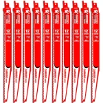 Diablo Demo Demon 12 in. Carbide-Tipped Reciprocating Saw Blades, 5/7 TPI, 10-Pack thumbnail 1