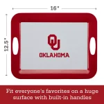 Unbranded University of Oklahoma Sooners Serve 'n Score Party Platter, 16 x 12.5-Inch Melamine Serving Tray thumbnail 3