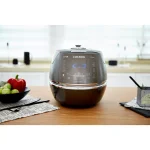 Unbranded Cuckoo 6-Cup Induction Heating Pressure Rice Cooker, Full Stainless Eco 2.0, Dark Gray thumbnail 2