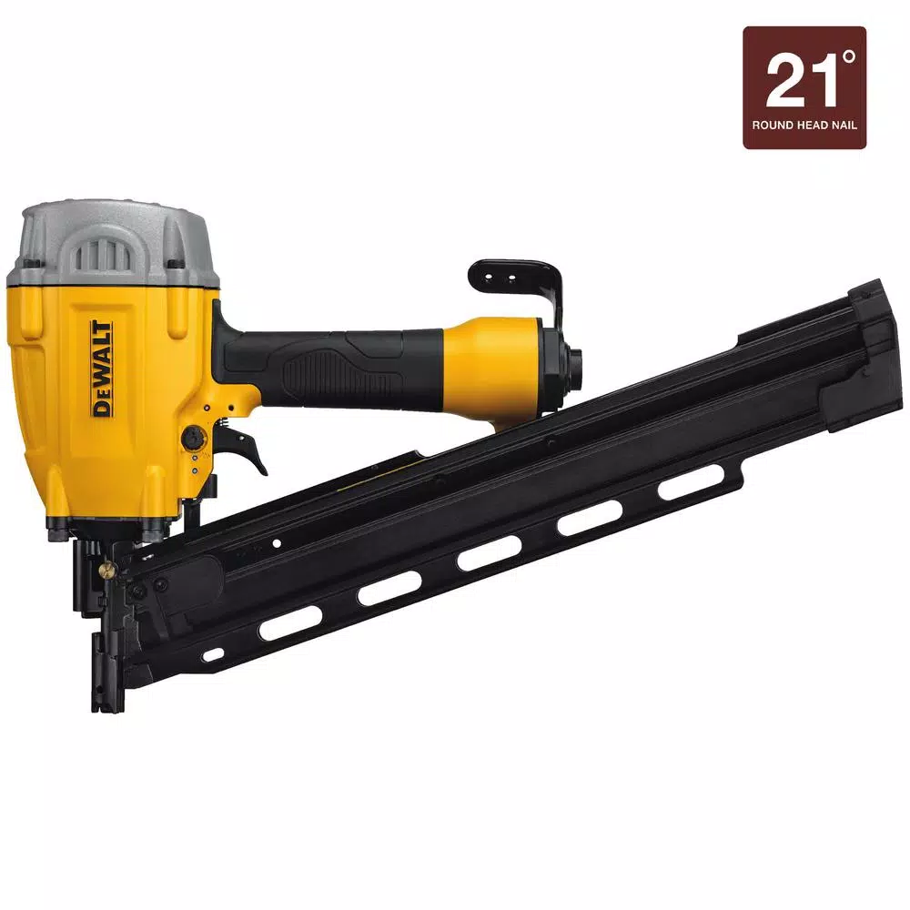 DEWALT DWF83PL 21-Degree Pneumatic Collated Framing Nailer