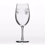 Rolf Glass Icy Pine 18 oz. Etched All Purpose Wine Glasses, Set of 4 thumbnail 3