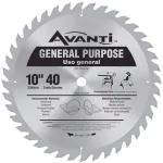 Avanti 10 in. 40-Teeth General-Purpose Carbide Circular Saw Blade thumbnail 1