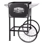 Great Northern Lincoln 8 oz. Antique Black Popcorn Machine with Cart thumbnail 9