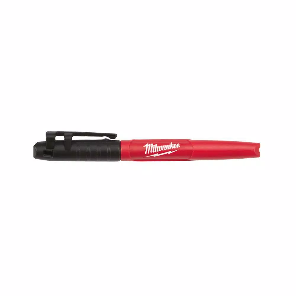 Milwaukee 48 in. Concrete Screed Level, 30 ft. Compact Tape Measure, and 12-Pack INKZALL Ultra Fine Point Markers Set
