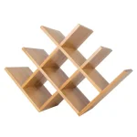 Unbranded Weymouth Home Bamboo 8-Bottle Tabletop Wine Rack, Freestanding Wine Holder thumbnail 1