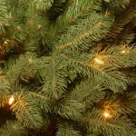 National Tree Company 7.5 ft. Feel Real Down Swept Douglas Fir Pencil Slim Artificial Christmas Tree with 350 Clear Lights thumbnail 3