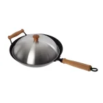 Honey-Can-Do Joyce Chen 10-Piece Carbon Steel Non-Stick Wok Set with Bamboo Accessories thumbnail 5