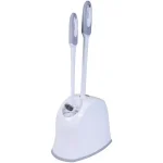 HDX Toilet Brush and Plunger Set with Storage Caddy - Antimicrobial Polypropylene Bristles thumbnail 5