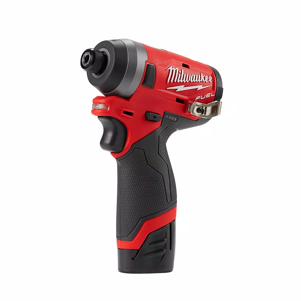 Milwaukee M12 FUEL 12V Li-Ion Brushless 2-Tool Combo Kit with LED Flood Light