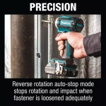 Makita 18V LXT Brushless 4-Speed Impact Driver Kit with 2 2.0 Ah Batteries and Charger thumbnail 10
